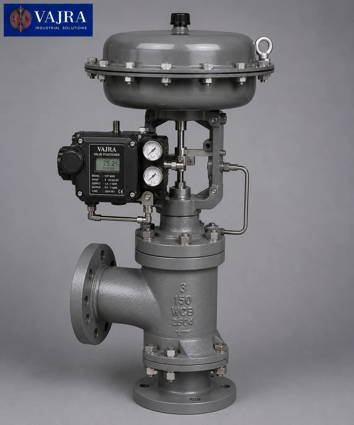 Angle Type Control Valve - Angle type control valve for flashing and erosive fluids - supplier in Mumbai