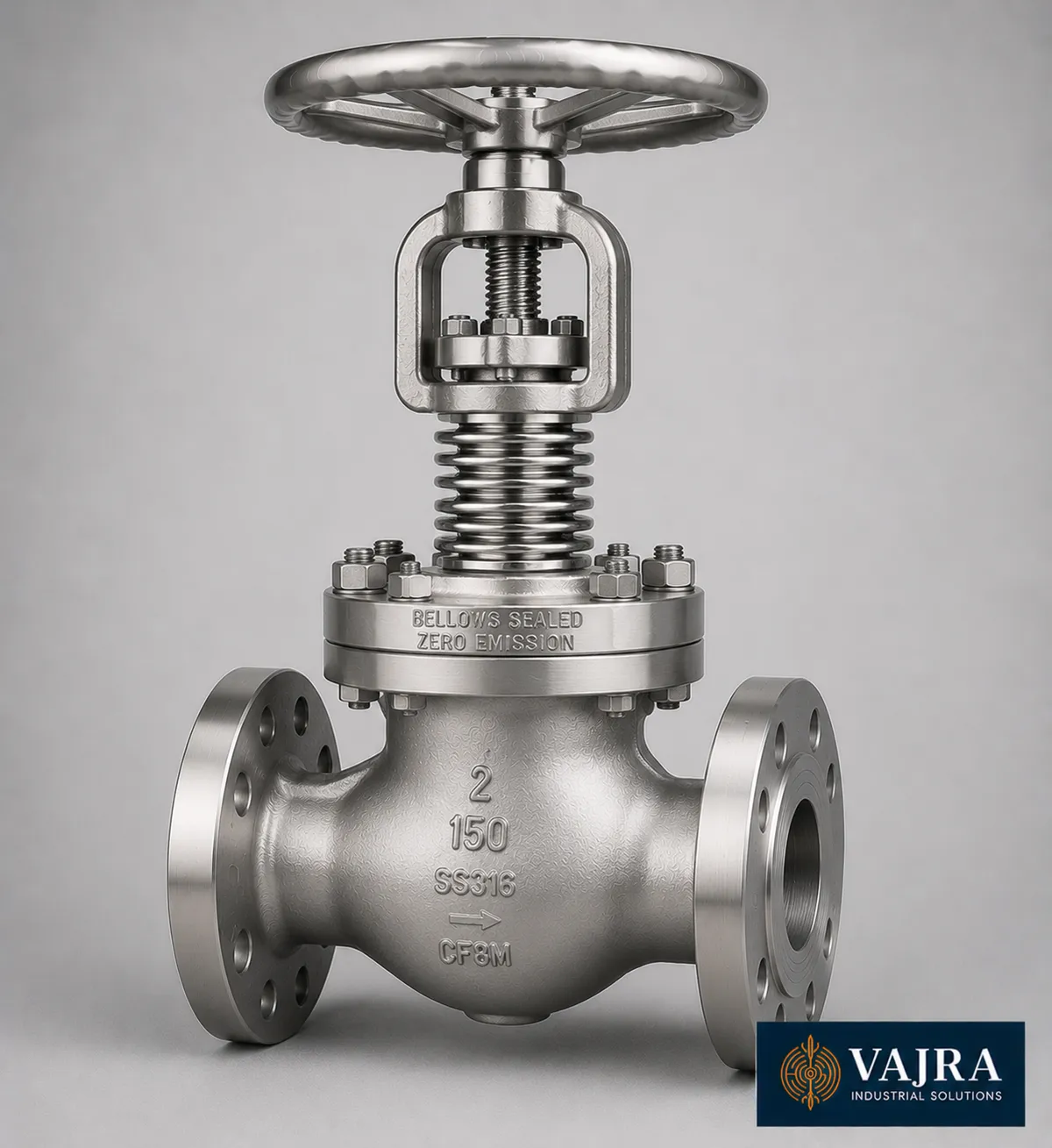 Bellows Sealed Globe Valve - Bellows sealed globe valve for toxic and emission-controlled service - supplier in Mumbai