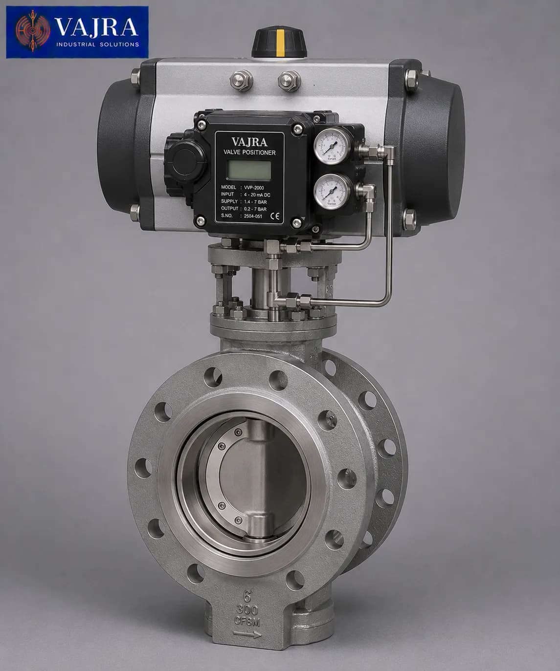 High-Performance Butterfly Control Valve - High-performance butterfly control valve for large pipelines - supplier in Mumbai