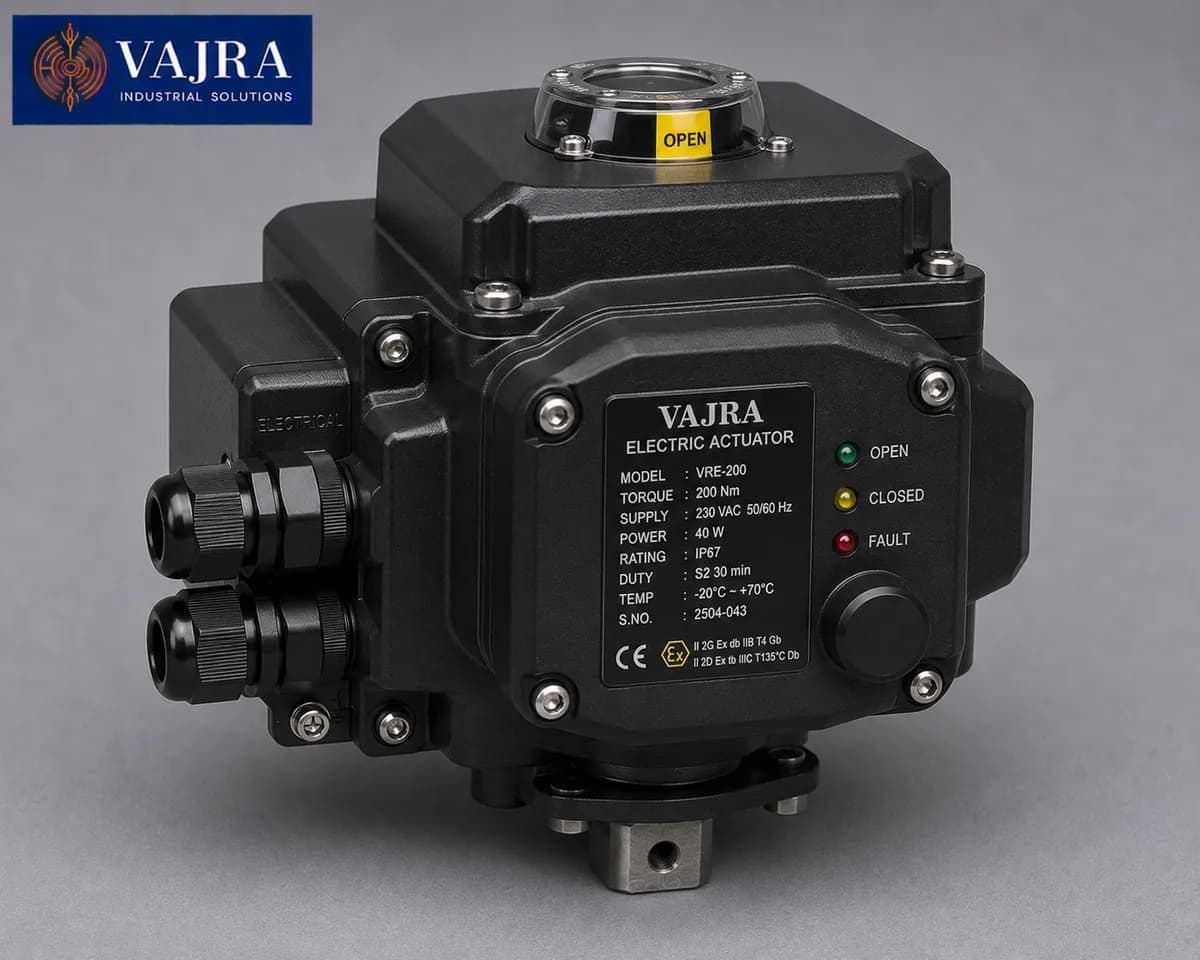 Electric Motor Actuator - Electric motor actuator for precise valve positioning - supplier in Mumbai