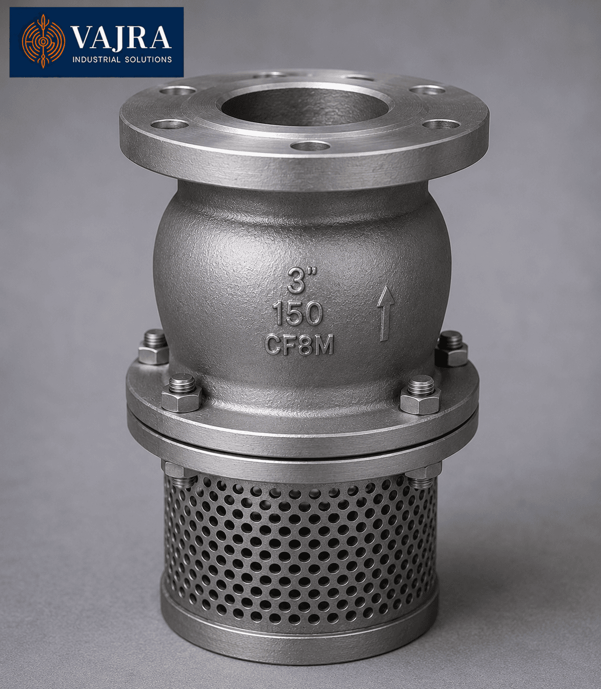 Foot Valve - Foot valve with strainer for pump suction line