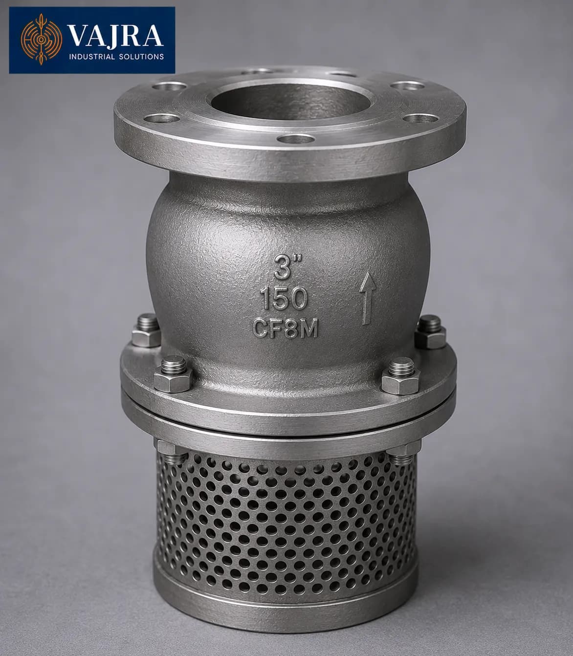 Foot Valve - Foot valve with strainer for pump suction line - supplier in Mumbai