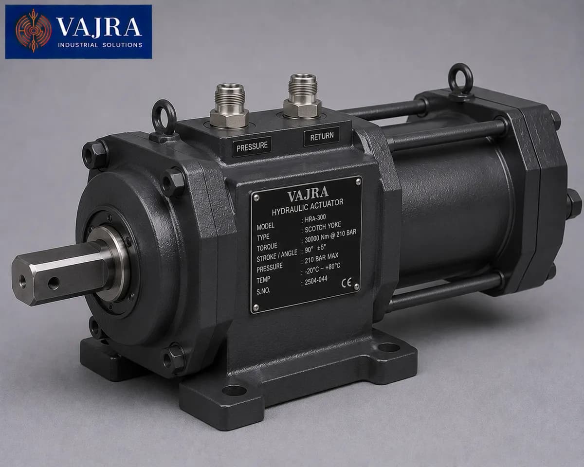 Hydraulic Actuator - Hydraulic actuator for high-torque valve operation - supplier in Mumbai
