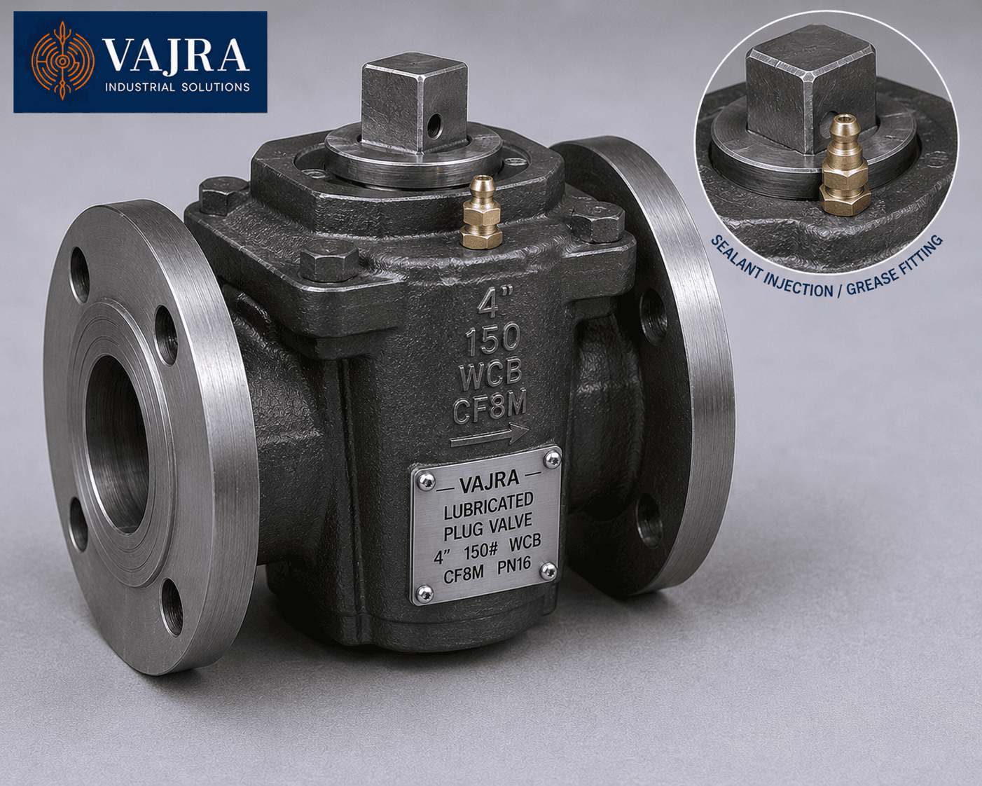 Lubricated Plug Valve