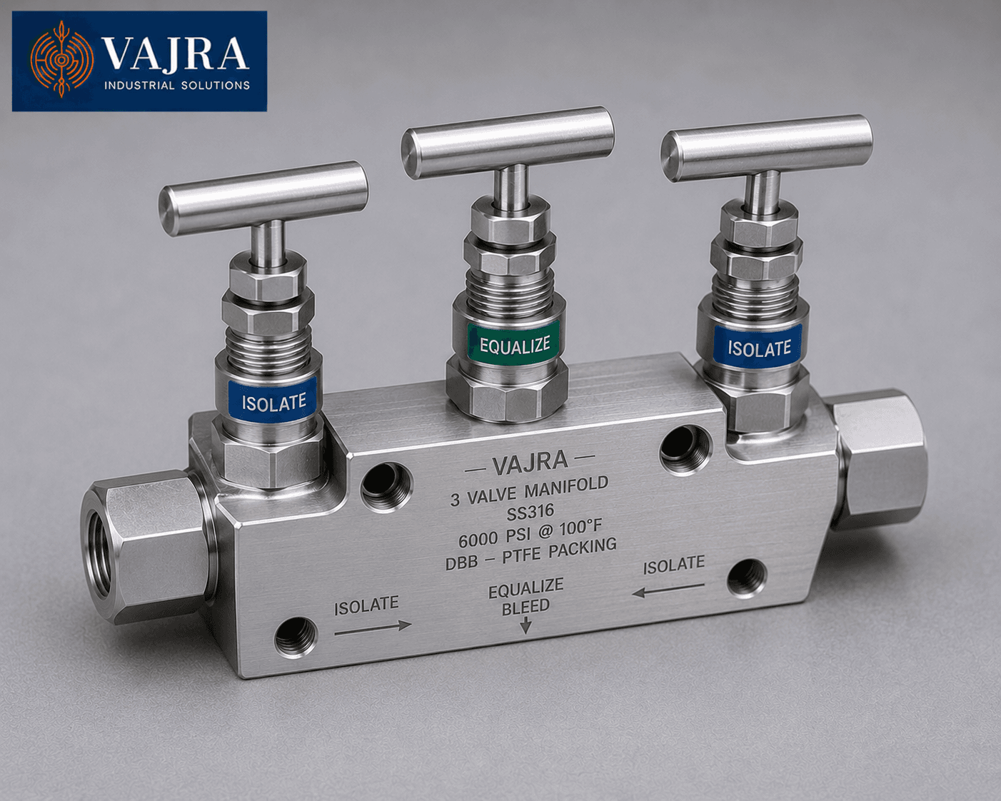 Multiport Needle Valve - Multiport needle valve manifold for instrumentation