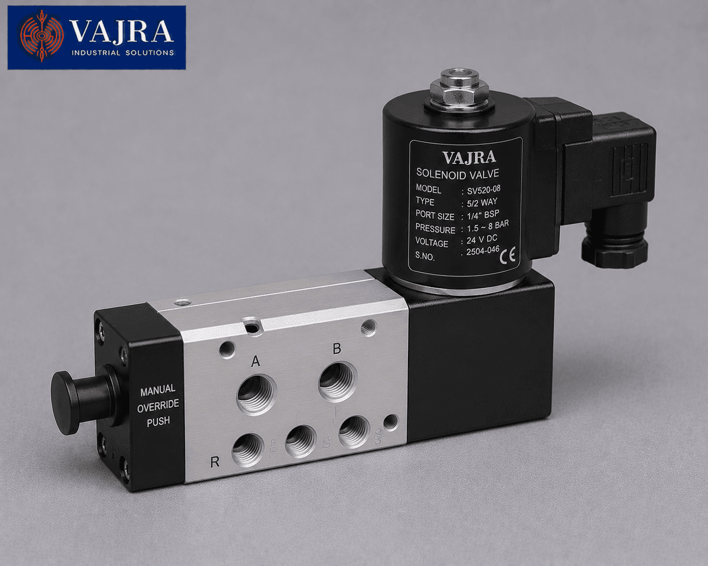 Solenoid Valve - Pilot solenoid valve for pneumatic actuator control