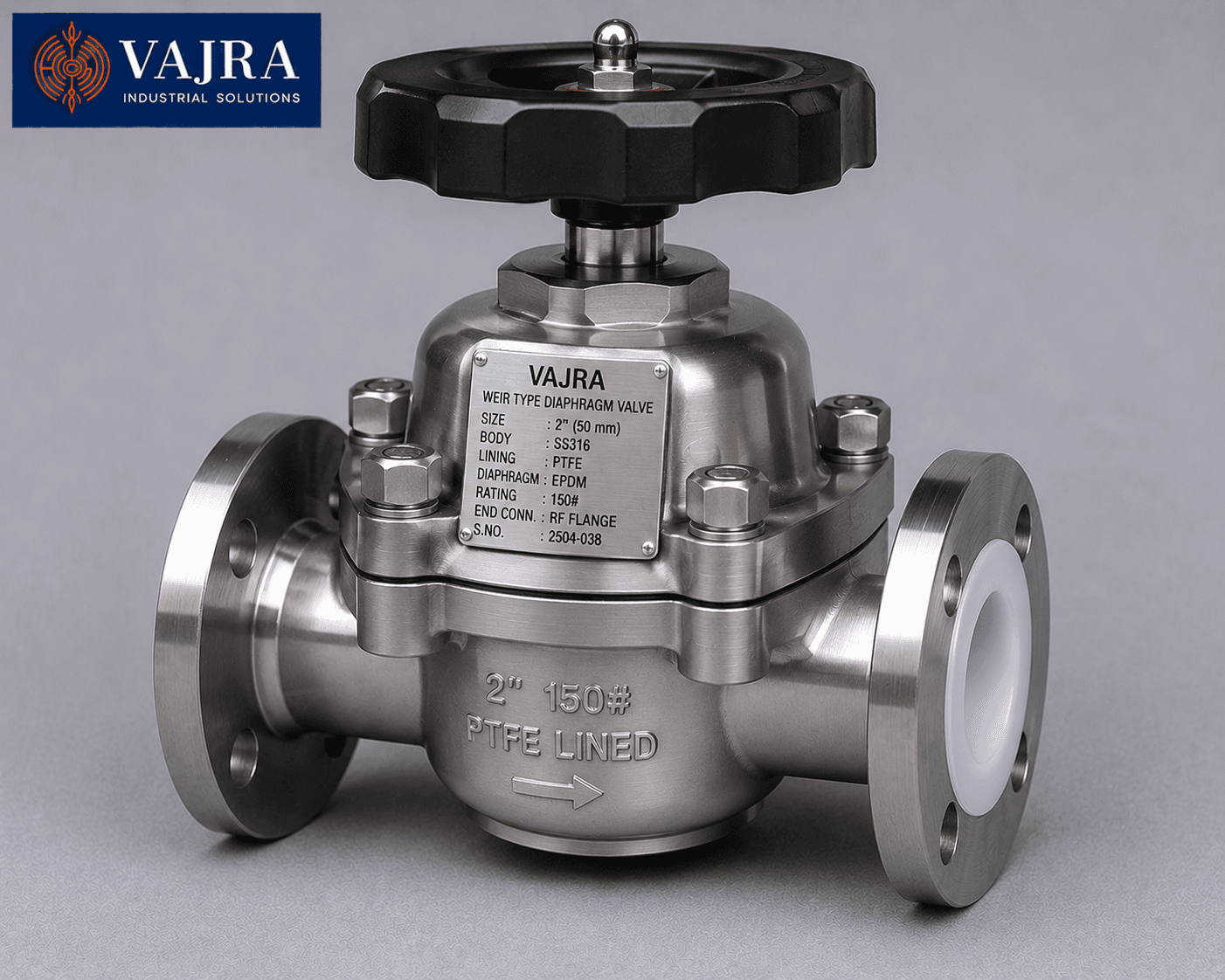 Weir Type Diaphragm Valve