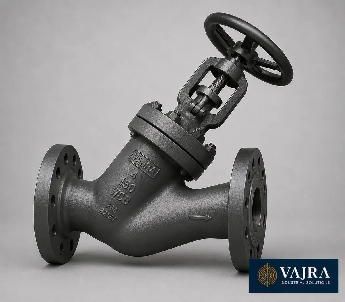 Y-Type Globe Valve - Y-type globe valve for low pressure drop applications - supplier in Mumbai